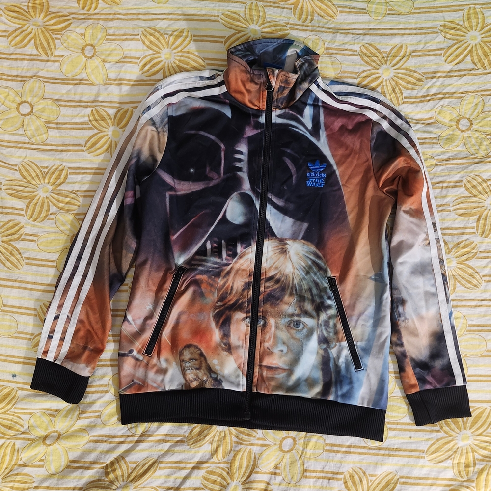 Adidas Star Wars Track Jacket with All Over Print